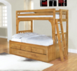 Discovery World Furniture Honey Convertible Bed Twin over Full